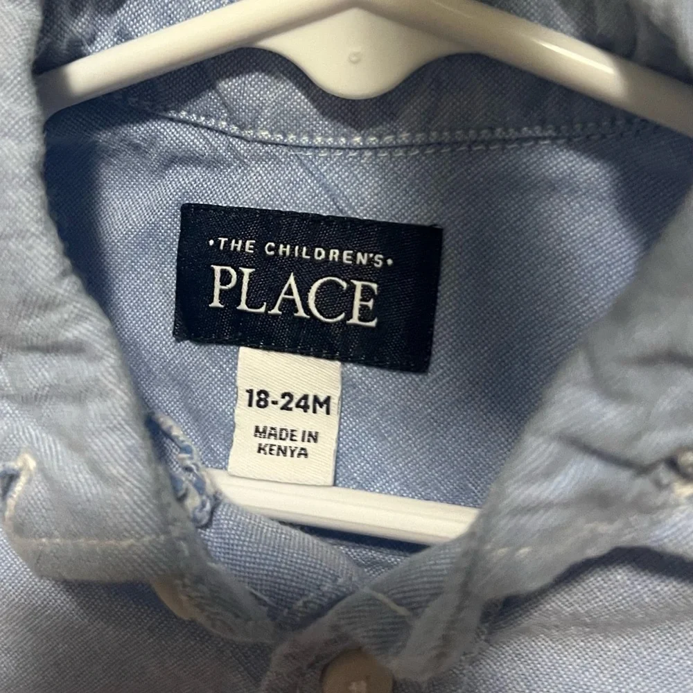 The Children's Place Light Blue Button Down Shirt
